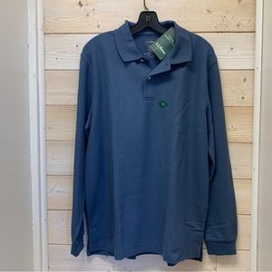 NWT L.L. Bean Men’s Long Sleeve Polo Shirt